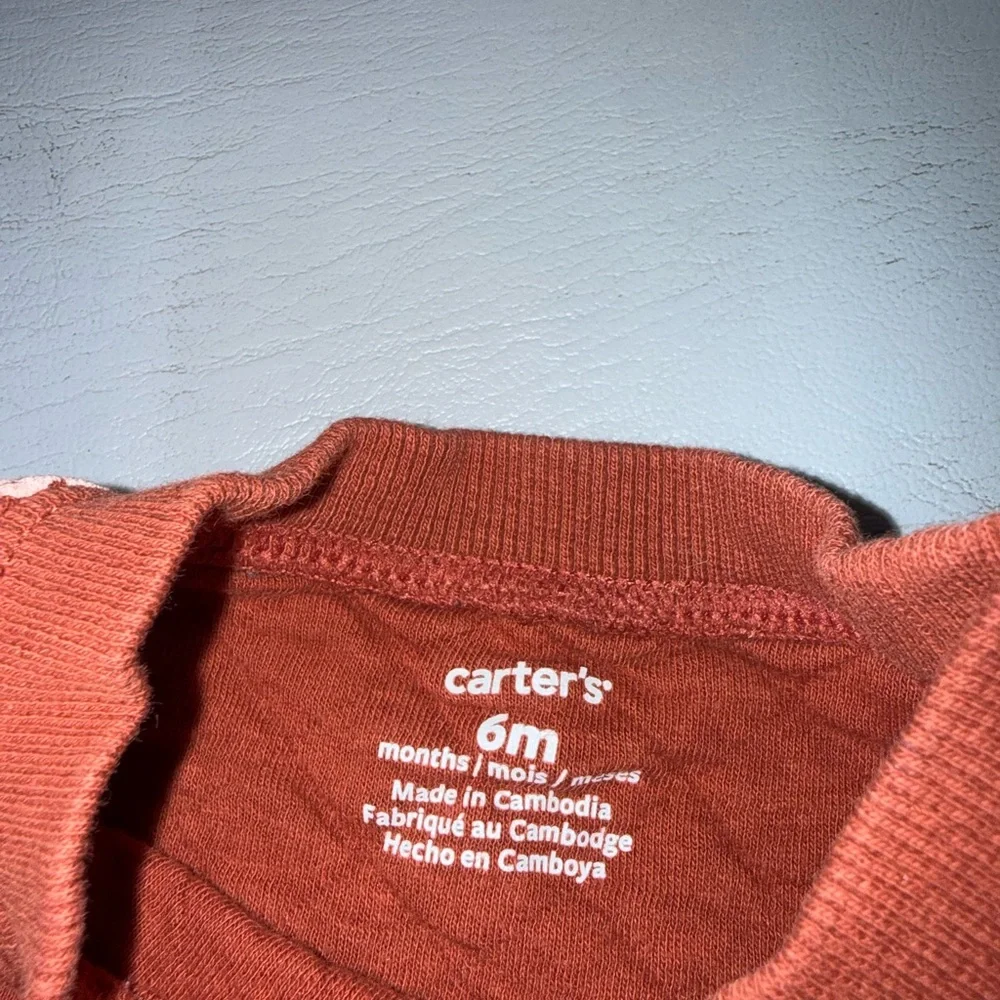 Carter's Red‎ Heart Patterned Footie
